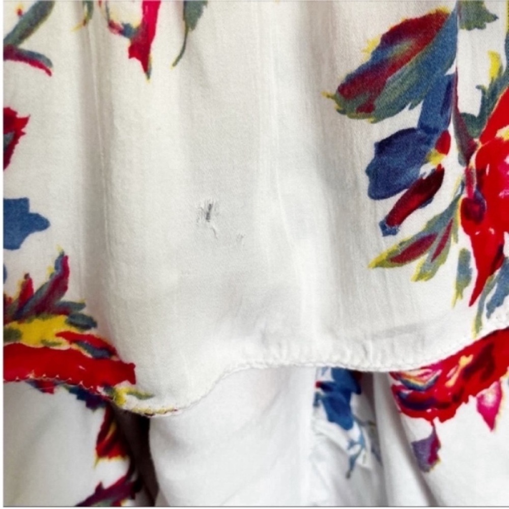 Somedays Lovin Revolve True Romance dress white floral babydoll ruffle tiered - Picture 9 of 9